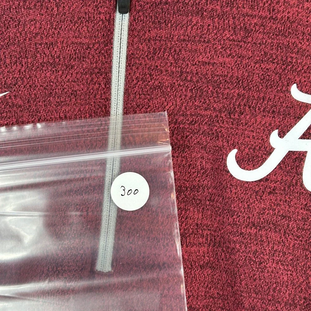 Nike Alabama Crimson Tide Dri-FIT Quarter Zip Pullover Mens M Red Heather *read*